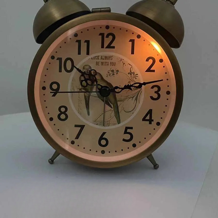 Romantisk vintage batteridrevet vekkerklokke