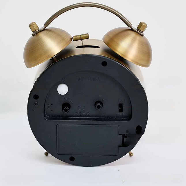 Romantisk vintage batteridrevet vekkerklokke