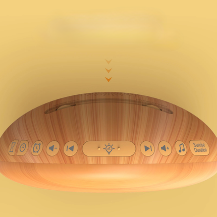 Vekkerklokke med lys og naturlyder