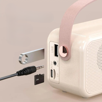 Retro klokkeradio med Bluetooth