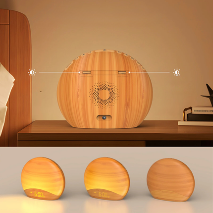 Vekkerklokke med lys og naturlyder