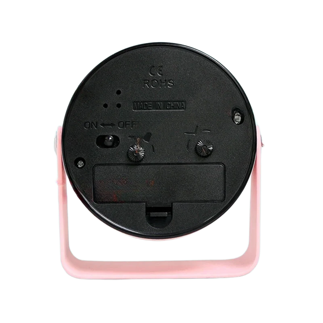 Stillegående analog vekkerklokke uten tikking