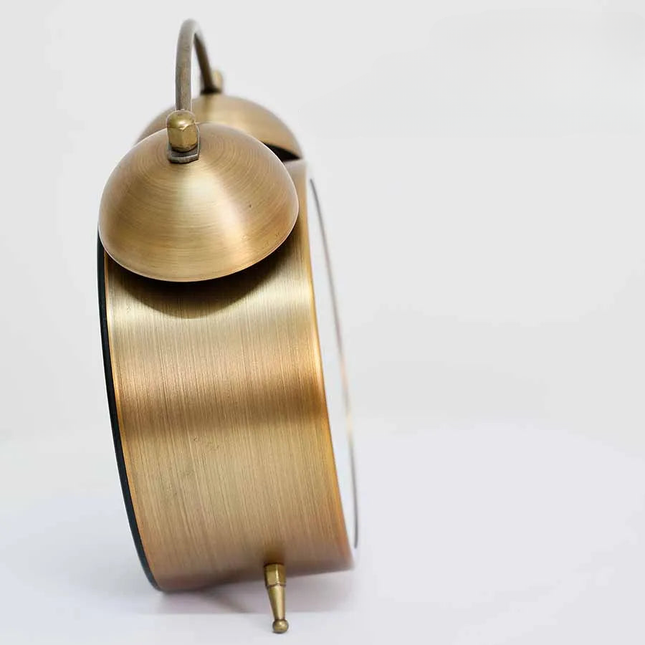 Romantisk vintage batteridrevet vekkerklokke