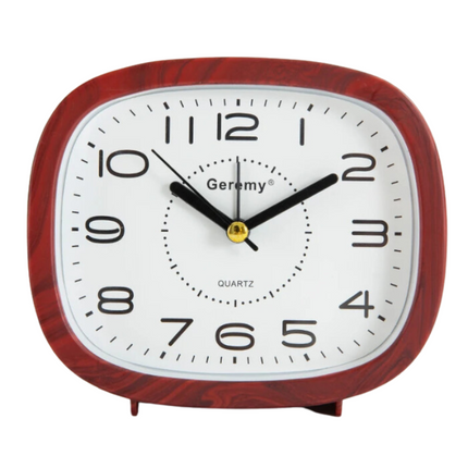 Analog vekkerklokke med store, tydelige tall