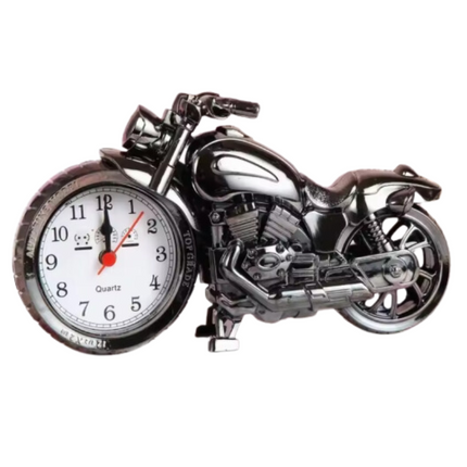 Vintage motorsykkel vekkerklokke som dekorasjon