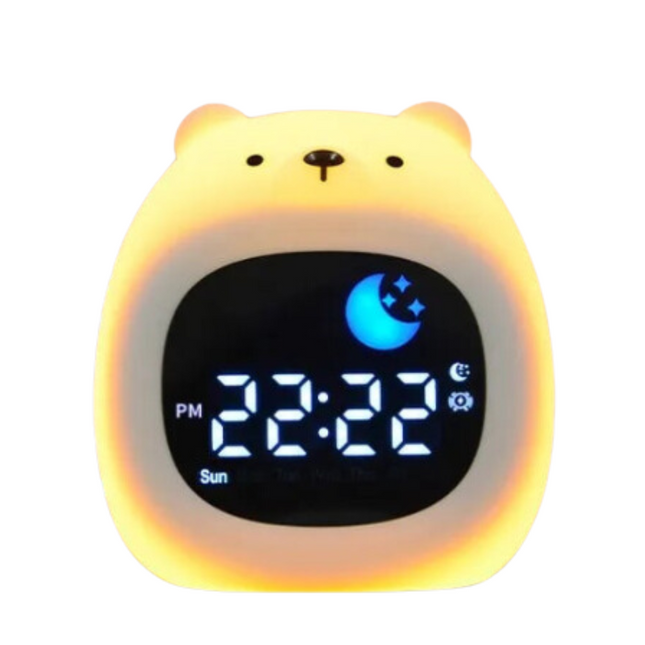 Søvntrener vekkerklokke med nattlys