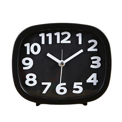 Batteridrevet vekkerklokke med store tall