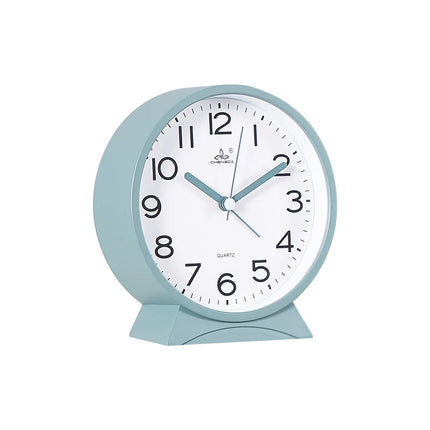 Rund stillegående analog vekkerklokke