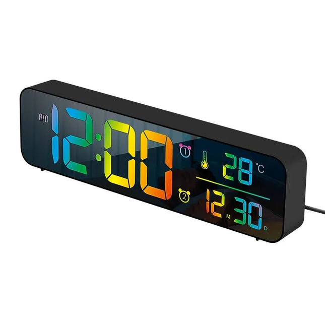 Digital vekkerklokke med dobbel alarm