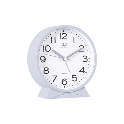 Rund stillegående analog vekkerklokke