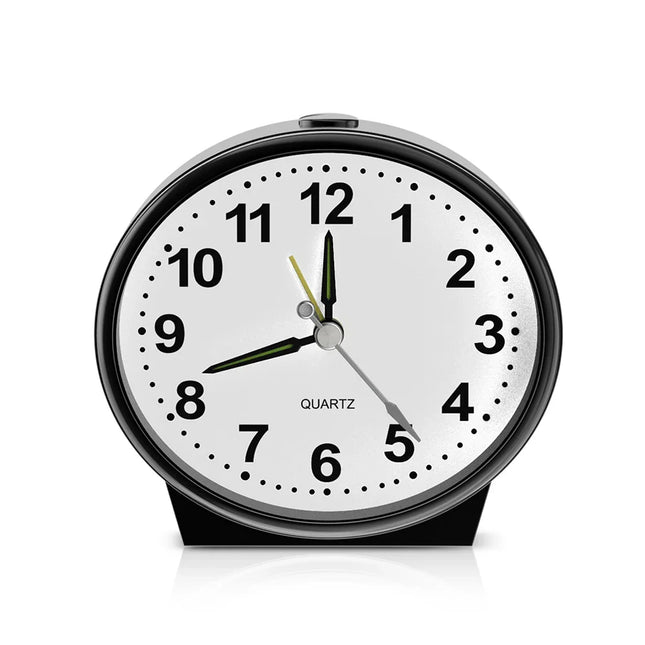 Liten analog batteridrevet vekkerklokke