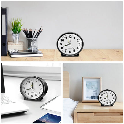 Liten analog batteridrevet vekkerklokke