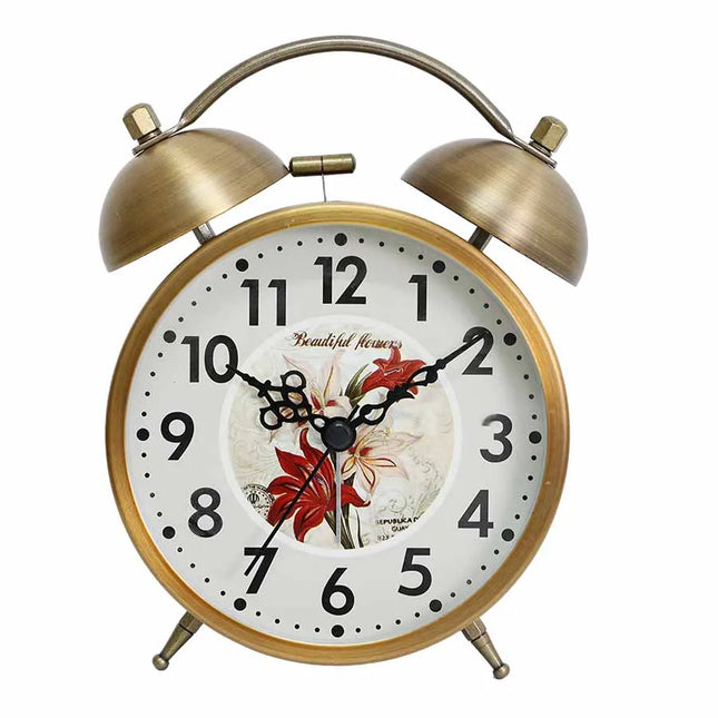 Romantisk vintage batteridrevet vekkerklokke