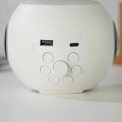 Smart robot vekkerklokke med nattlys