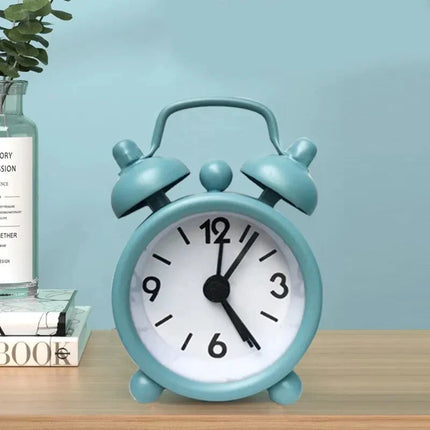 Mini analog vekkerklokke i retrostil