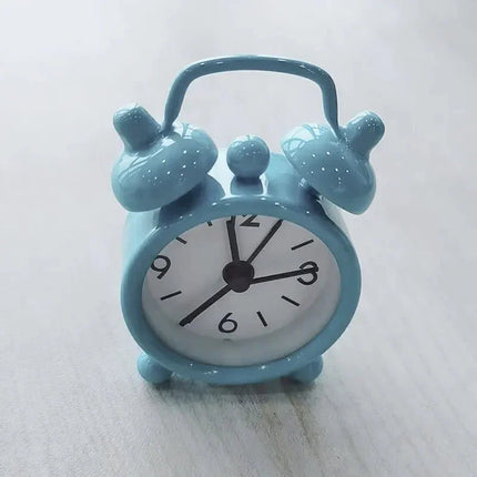 Mini analog vekkerklokke i retrostil