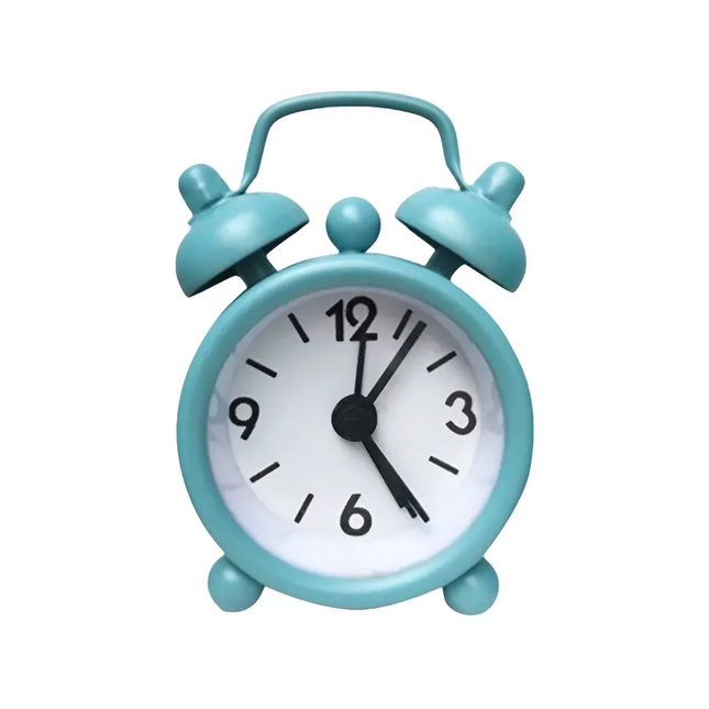 Mini analog vekkerklokke i retrostil