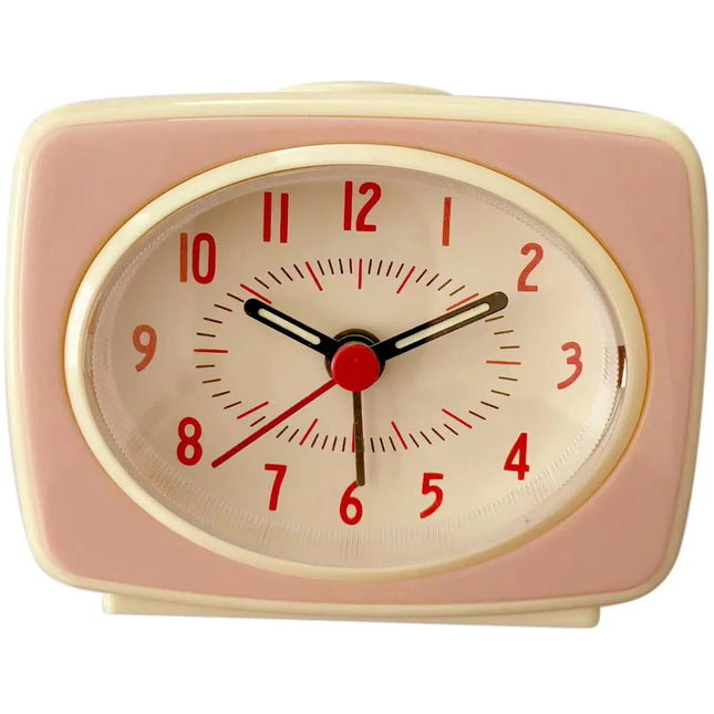 Liten retro design analog vekkerklokke
