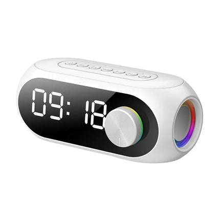 Digital vekkerklokke med Bluetooth-høyttaler
