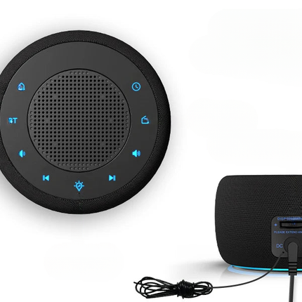 Klokkeradio med Bluetooth-høyttaler og lys