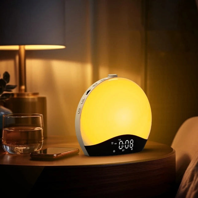 Smart klokkeradio med wake-up light
