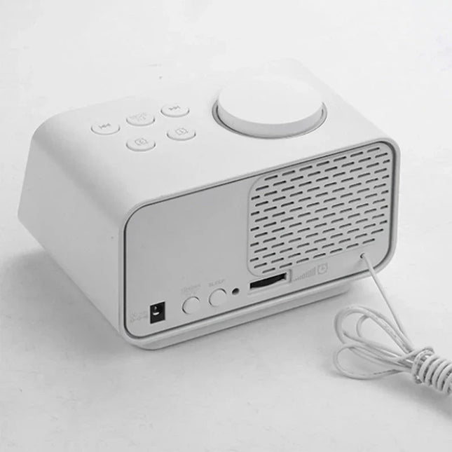 Kompakt FM-klokkeradio med doble alarmer