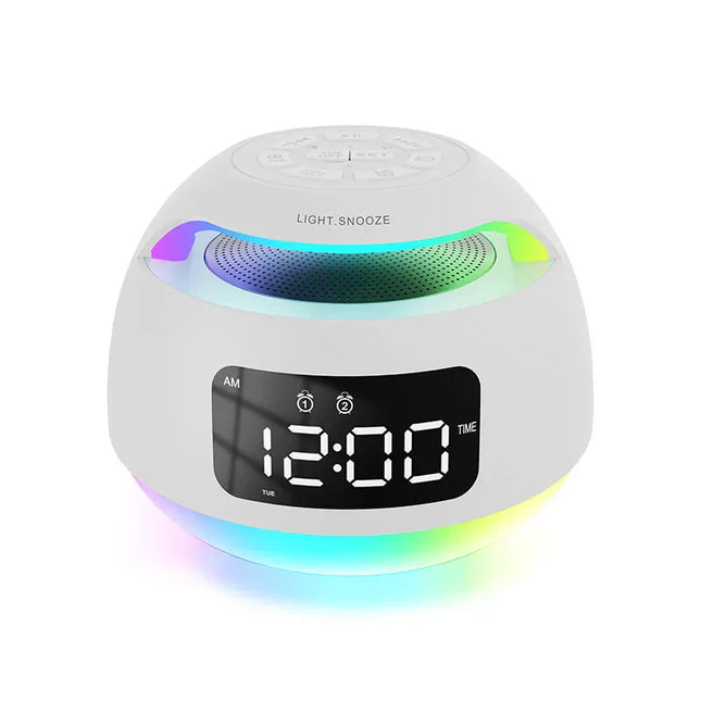 Klokkeradio med Bluetooth og stemningslys