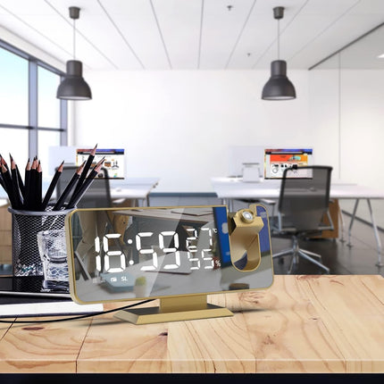 Design klokkeradio med projeksjon for soverom