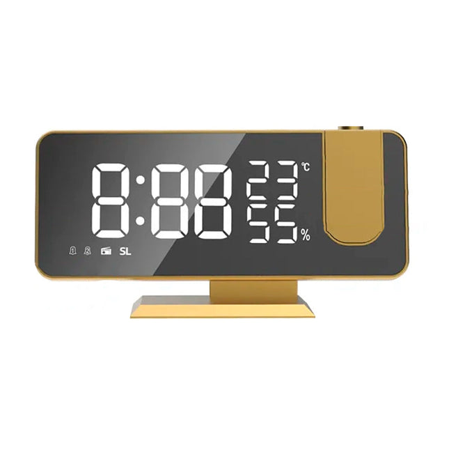 Design klokkeradio med projeksjon for soverom