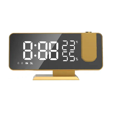 Design klokkeradio med projeksjon for soverom