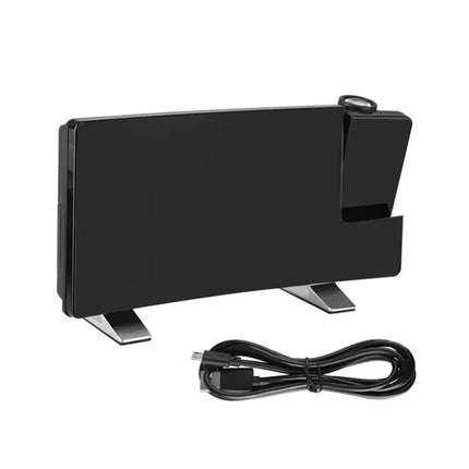 Klokkeradio med projektor og USB-port