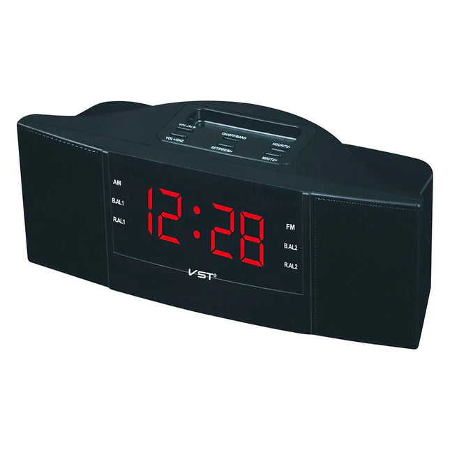 Kompakt nettdrevet digital klokkeradio