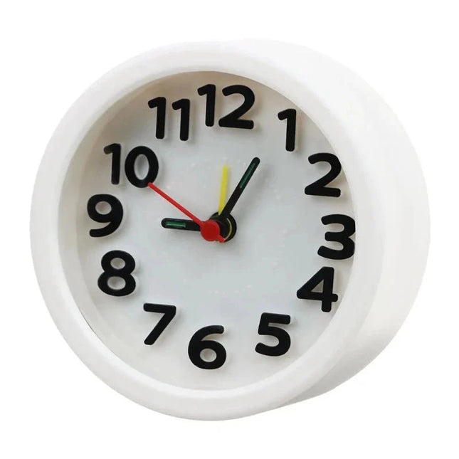 Liten batteridrevet analog vekkerklokke