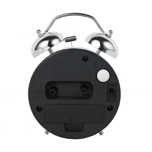 Retro vekkerklokke med selvlysende tall