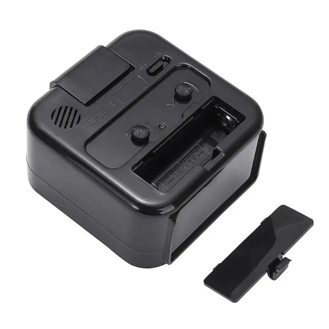 Stillegående batteridrevet vekkerklokke for soverom