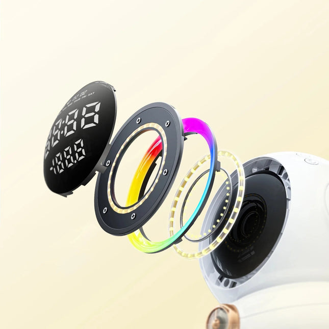 Soloppgangs vekkerklokke for tenåringer med lys