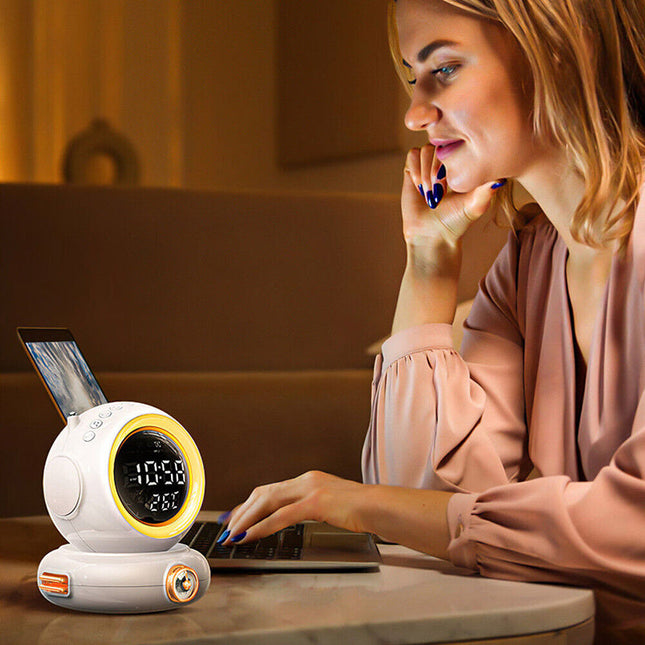 Soloppgangs vekkerklokke for tenåringer med lys