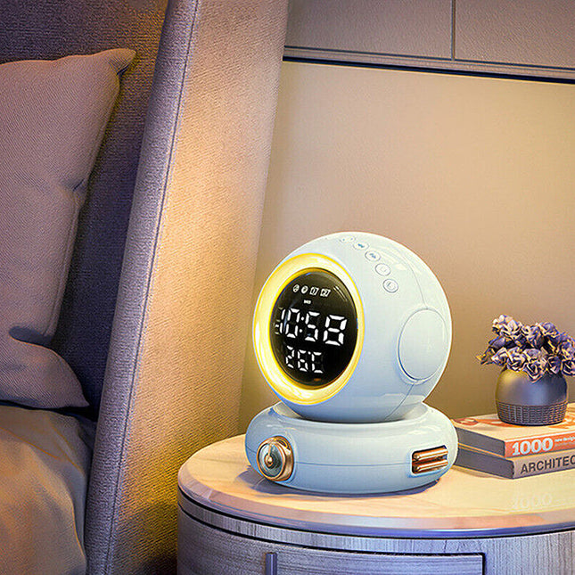 Soloppgangs vekkerklokke for tenåringer med lys