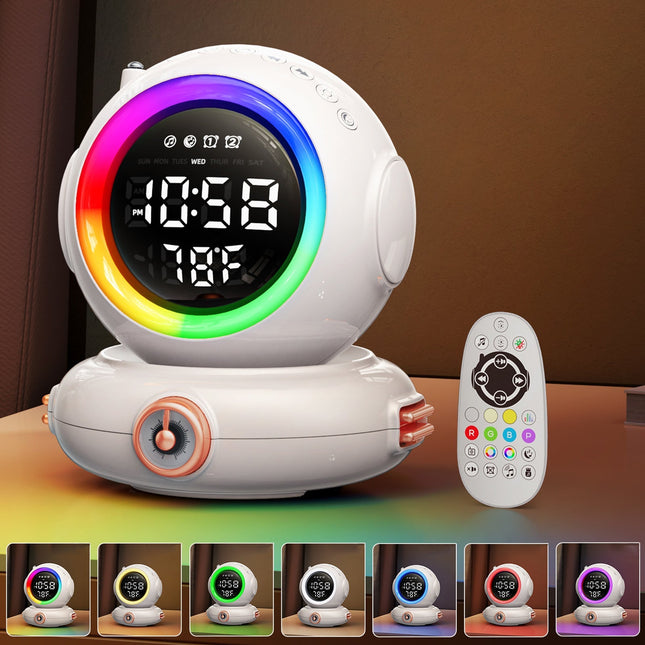 Soloppgangs vekkerklokke for tenåringer med lys