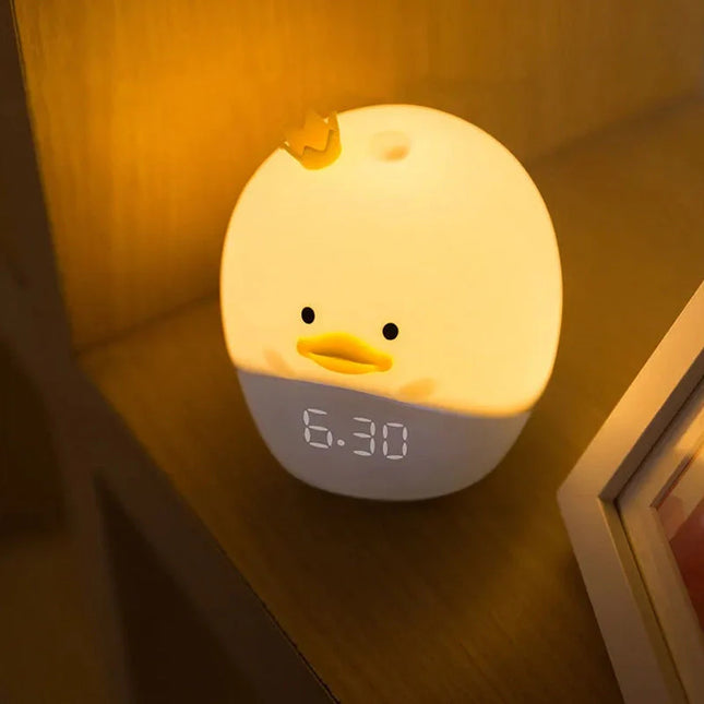 Søt kanin digital vekkerklokke for jenter
