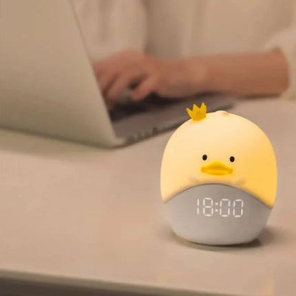 Søt kanin digital vekkerklokke for jenter