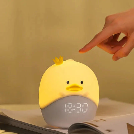Søt kanin digital vekkerklokke for jenter
