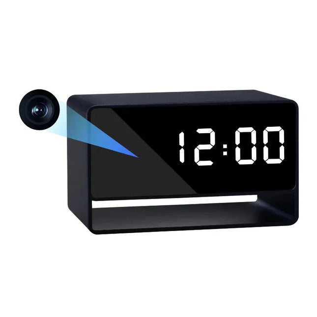 Spionkamera vekkerklokke med Full HD-opptak