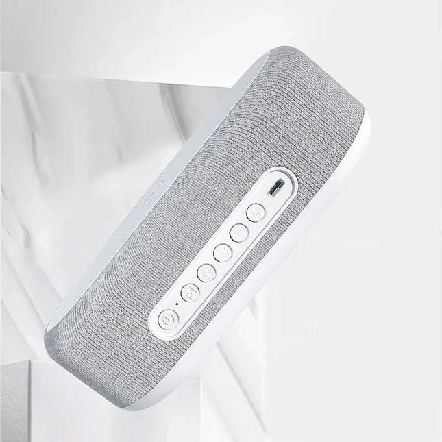 Smart høyttaler med klokke og lading