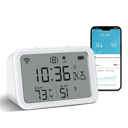 Smart digital vekkerklokke for hjemmet