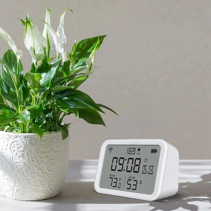 Smart digital vekkerklokke for hjemmet