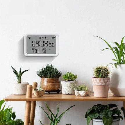 Smart digital vekkerklokke for hjemmet