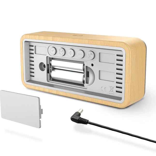 Smart vekkerklokke med værstasjon