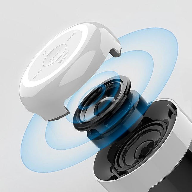 Liten vekkerklokke med Bluetooth høyttaler