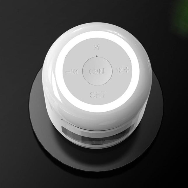 Liten vekkerklokke med Bluetooth høyttaler